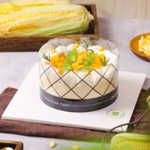 Mousse bắp hoa quả tươi